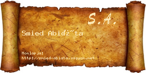 Smied Abiáta névjegykártya